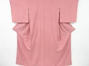 作家物　屋敷に草花模様　江戸小紋着物